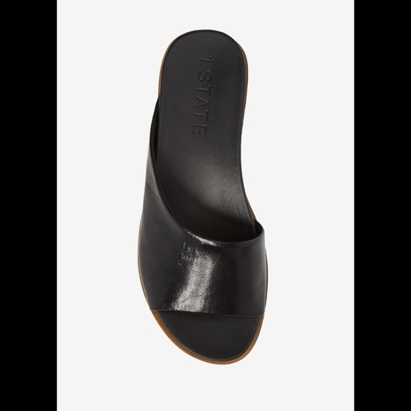 1. State Onora Open Toe Slip On Slide Sandals In Black - Picture 3 of 15